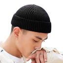 Knitted Beanie for Men and Women Solid Colour Wool Warm Beanie Modern Fashion Style Autumn and Winter Beanie in Various Colours 11