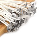 Knoti per candele con piattino - 30 pezzi 3