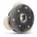 Kobling sæt til elcykel motor Nylon tandhjul 36T med 608Z lejer Stål og nylon Hvid og sølv Til motorer 500–750 W 2