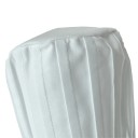 Kochmütze hoher Schnitt 29 cm Falten Baumwolle Polyester Arbeitskopfbedeckung für die Küche gastronomische Kleidung 6