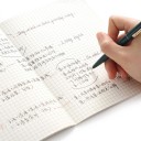 Kockás füzetek A5 20,3 x 14 cm 5 darabos készlet 36 lapos és címkézhető borítékkal matematikához és számításokhoz iskolába és irodába 5