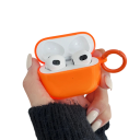 Koffer voor AirPods Pro met karabijnhaak Bescherming tegen vallen en krassen Zachte siliconen hoes met nauwkeurige uitsparingen voor opladen en gebruik 14