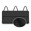 Kofferraum-Organizer 105 x 51 cm Hängend an den Rücksitzen Oxford-Stoff Praktisches Aufbewahrungssystem Netz- und verschließbare Taschen 5