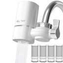 Kohútikový vodovodný filtračný systém Vodný filter na vodovodný kohútik 5-stupňová filtrácia na čistenie vody Vodovodný čistič vody s rýchlym prietokom 13 x 11 x 5,5 cm 1
