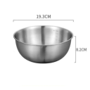 Køkkenskål i rustfrit stål 19,3 x 8,2 cm Volumen 1200 ml Målestreger Køkkenskål i rustfrit stål Tilberedning af ingredienser Bagning 4