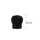 Kokschefs hoed lage snit 22 cm plooien katoen polyester werk hoofddeksel voor de keuken gastronomische kleding 3