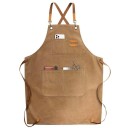 Köksförkläde i tyg 78x68 cm Oljetåligt vattentåligt med verktygslådor Unisex modernt grillförkläde för män och kvinnor 8