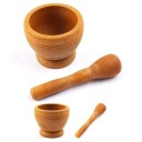 Köksmortel med stöt för att krossa örter, kryddor och vitlök Handhållen kökskross Traditionell stil Välj mellan 4 färgalternativ 4
