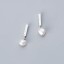 Kolczyki damskie wiszące z perłą A1844 5