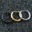 Kolczyki męskie w kształcie mini pierścionka J2161 4