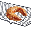 Kølerist i rustfrit stål 40,7 x 24,9 cm Drypkølerist med non-stick belægning til bagning, grillning og tørring 2