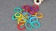 Kolorowe plastikowe pierścienie dla niemowląt - 24 szt 4