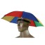Kolorowy parasol na głowie 2