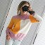 Kolorowy sweter damski A2966 3