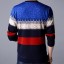 Kolorowy sweter męski F258 2
