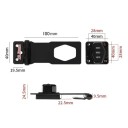 Kombinační bezpečnostní zámek s 3místným kódem 102 × 41 mm mechanický bez klíče pro dveře skříňky boxy a úložné prostory 3