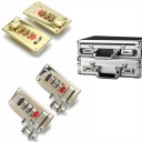 Kombinační levý zámek na 3místný kód 65 × 29 mm mechanický bezpečnostní zámek pro krabice a úložné boxy 1