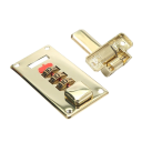 Kombinační levý zámek na 3místný kód 65 × 29 mm mechanický bezpečnostní zámek pro krabice a úložné boxy 6