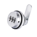 Kombinations-Riegel für Schränke 20 mm 3-stelliges Schloss ohne Schlüssel für Möbel, Briefkästen und Türen mit einer Dicke von 1–13 mm 4