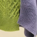 Kombineret strikket turtleneck til kvinder 1