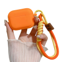 Komfortabel silikonecover med håndledsrem til Apple AirPods 4, beskyttelse mod ridser og skader 9