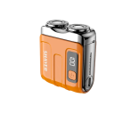 Kompakt elektrisk rese rakapparat med magnetblad, LED-display, USB-C-laddning, galvaniserad kropp för daglig rakning 7