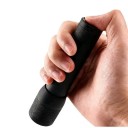 Kompakt LED lommelygte genopladelig Type-C 13,5 cm med batteriindikator og rem til daglig brug 3