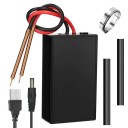 Kompakt nikkelpladepunktsvejser 5V bærbar letvægtssvejser med 6 justerbare hastigheder Li-ion-batteri 18650 til svejseenhed 8 x 4 x 14 cm 1