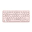 Kompakt vezeték nélküli bluetooth billentyűzet kerek gombokkal Hatótávolság akár 10 m Táplálás 2x AAA Műanyag ház 27,9 x 12,4 x 1,6 cm 5