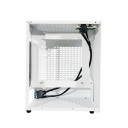 Kompakte Mini ITX Computer-Gehäuse 22,3x18,4x10,4 cm Aluminiumkonstruktion perforiertes Design für kleine PC-Bauten 4