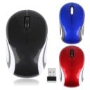Kompakti langaton hiiri tietokoneelle ja kannettavalle USB-vastaanotin 2,4 GHz Tarkkuus 2000 DPI Kantama 10-15 m Virtalähde 1x AAA 7