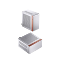 Kompaktní počítačová skříň Jonsbo NV10 Mini-ITX 20,5x20,5x10,8 cm hliníková konstrukce pro malé PC sestavy a úsporné pracovní stanice 2