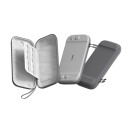 Kompaktní pouzdro pro Switch 2 Panel se sloty na 10 her 29 x 13,5 x 5 cm Pevná skořepina Světle šedá Vnitřní výstelka Do batohu i příruční tašky 1