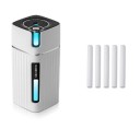 Kompaktní USB aroma difuzér s podsvícením k provonění místnosti Nádržka 300 ml Provoz až 10 hodin Výkon 3 W Rozměr 7 x 7 x 15,7 cm 11