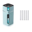 Kompaktowy dyfuzor aromatu USB z podświetleniem do aromatyzowania pomieszczenia Zbiornik 300 ml Działanie do 10 godzin Moc 3 W Wymiary 7 5