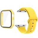 Kompletti suojapakkaus Apple Watch 40 mm Series 6/5/4/SE – 9H kovattu lasi näytölle, kotelo mattaisella kehyksellä ja säädettävä ranneke 8