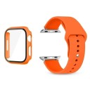 Kompletti suojapakkaus Apple Watch 40 mm Series 6/5/4/SE – 9H kovattu lasi näytölle, kotelo mattaisella kehyksellä ja säädettävä ranneke 12
