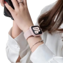 Kompletti suojapakkaus Apple Watch 40 mm Series 6/5/4/SE – 9H kovattu lasi näytölle, kotelo mattaisella kehyksellä ja säädettävä ranneke 31