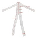 Kompresní Bezešvé Masážní Body 5 ks Na Celé Tělo Se Zipem Elastický Overal Pro Endermologii Lymfatické a Vakuové Procedury Prodyšné Pratelné 7