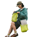 Kompresný vodotesný vak Naturehike Rolovací uzáver s prackou a odvzdušňovacím otvorom 4 l Polyamid Na plávanie kemping a šport 4