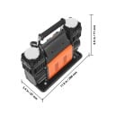 Kompresor na huštenie pneumatík 6–10 CFM 10,3 bar 280 × 87 × 71 mm čierno-oranžový prenosný pre auto a servisné použitie 2