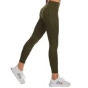 Kompressions-Leggings für Damen mit hoher Taille und Tasche, elastische Sport-Leggings für Yoga und Training, formende Hosen für Frauen 9