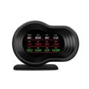 Komputer pokładowy OBD2 HUD F9 Cyfrowy prędkościomierz Wyświetlacz LCD 12,2 x 9 cm 9 trybów wyświetlania Temperatura Zużycie paliwa Napięcie Alarm 2