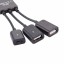 Koncentrator Micro USB / USB 4