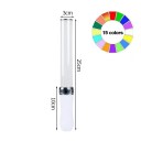 Koncertní svítící tyč ruční lightstick s měnícími barvami délka tyče 25 cm plastová na 3 AAA baterie na koncerty párty a narozeniny 4