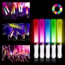 Koncertní svítící tyč ruční lightstick s měnícími barvami délka tyče 25 cm plastová na 3 AAA baterie na koncerty párty a narozeniny 5