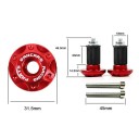 Końcówki kierownicy motocyklowej 463 x 315 mm CNC Metalowe przeciwwagi Suwaki kierownicy Uchwyty motocyklowe Aluminiowe i gumowe akcesoria do motocykli terenowych 2