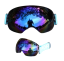 Könnyű páramentes síszemüveg Professzionális sí-snowboard tükörszemüveg UV400 szűrővel 10,5 x 18,5 cm 3