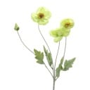 Konstgjord dekorativ blomma på stjälk 60 cm tyg och plast realistiska blommor för arrangemang i vas och inredning 9