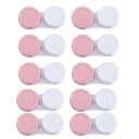 Kontaktlencse tároló készlet 10 db 5,5 x 1,4 cm műanyag színes tároló L és R jelöléssel mindennapi használatra 6